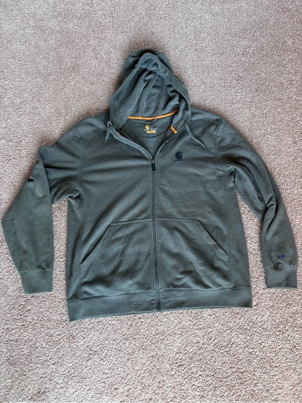 Carhartt zip up hoodie